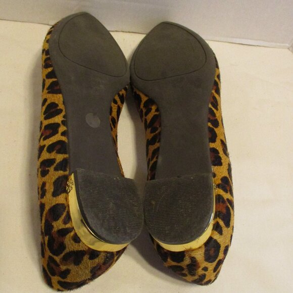 Tory Burch Woman Size 9M Brown Tan Gold Slide On Shoes - Picture 12 of 13